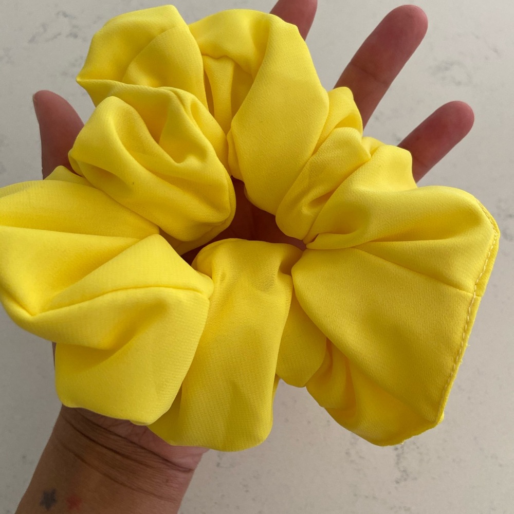 Handmade SUNNY cozybeanz Chiffon Scrunchie